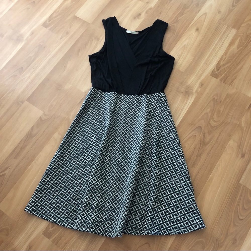 Black and White Dress